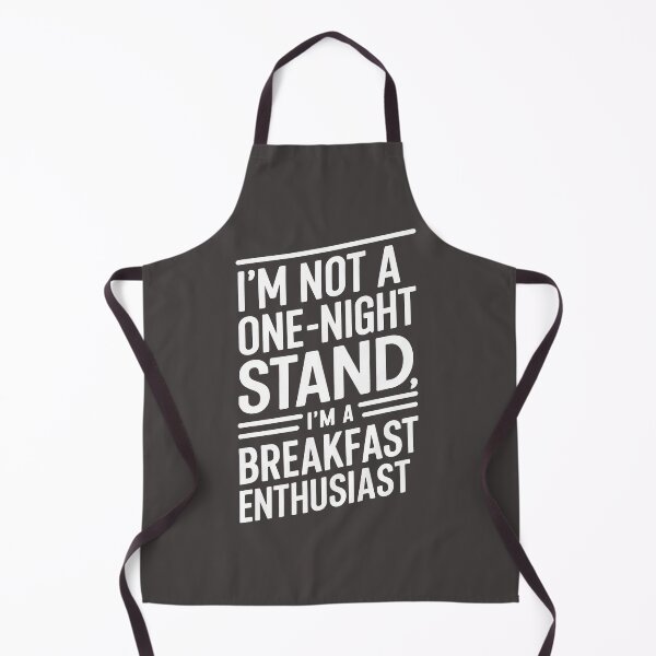 Item preview, ''I'm not a one night stand, i'm a breakfast enthusiast'' Funny Bachelor Party T-Shirt designed and sold by Witty Shirts.