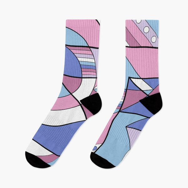 Item preview, Bigender Pride Abstract Geometric Pink Purple Blue designed and sold by JoyfulJen.
