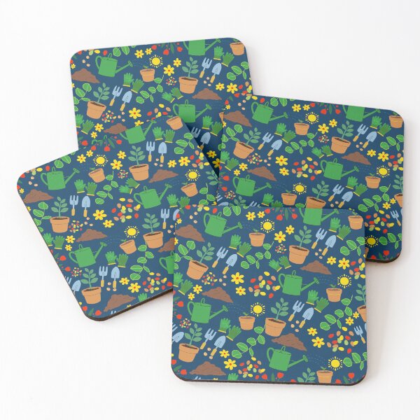 Item preview, gardening garden lover plants nature green flowers cute botanical pattern designed and sold by DesignYourWaystore.
