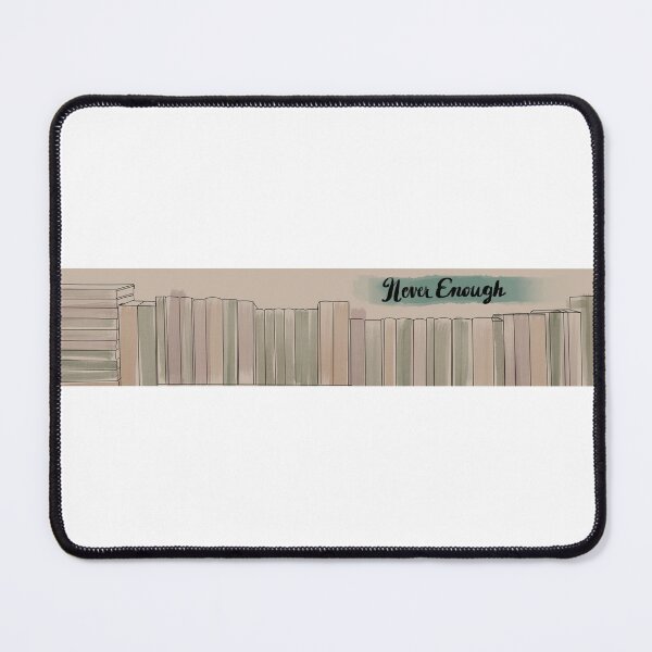 Item preview, Never Enough Books designed and sold by BookishCouture.