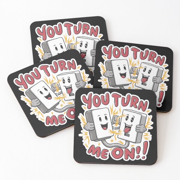 Item preview, ''You turn Me On''  Kawaii Electric wall socket Funny Electrician T-Shirt designed and sold by Witty Shirts.