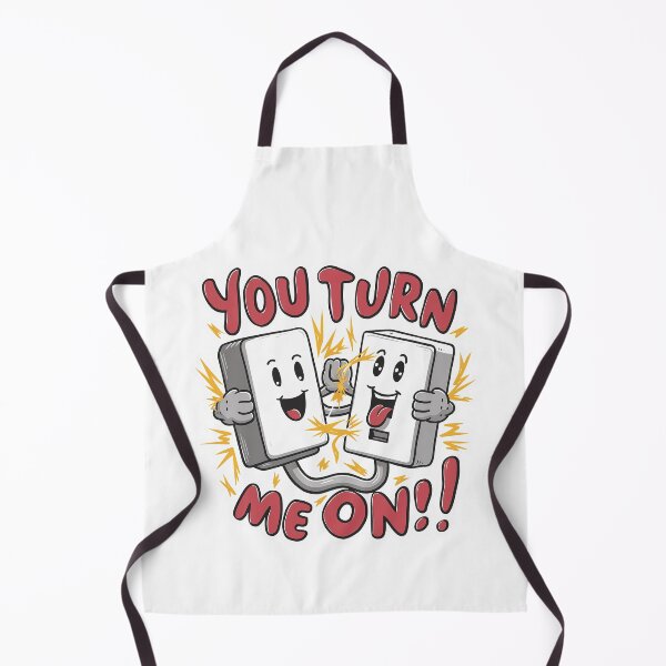 Item preview, ''You turn Me On'' Kawaii Electric wall socket Funny Electrician T-Shirt designed and sold by Witty Shirts.