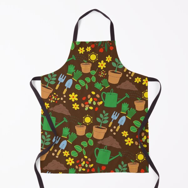 Item preview, gardening garden lover plants nature green flowers cute botanical pattern designed and sold by DesignYourWaystore.