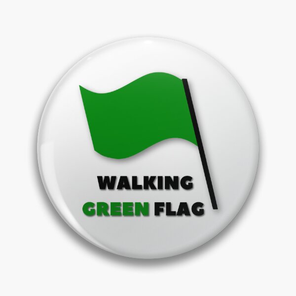 Item preview, Walking Green Flag Design designed and sold by Pixel-Pub-PH.