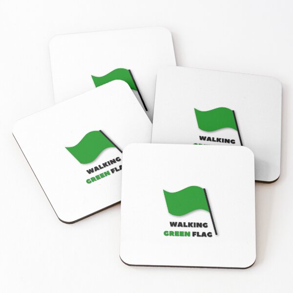 Item preview, Walking Green Flag Design designed and sold by Pixel-Pub-PH.
