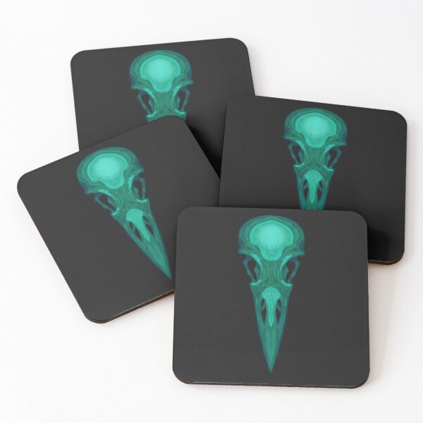 Item preview, Crow Skull - Malachite designed and sold by VikCleoNaturin.