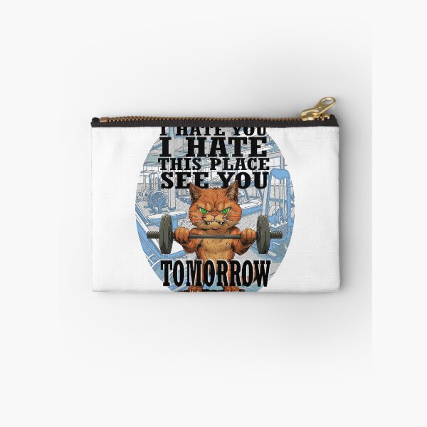 Item preview, I hate working out! designed and sold by Whimsaurus.