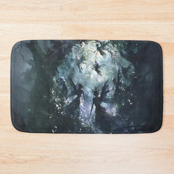 Item preview, Enchanted Dark Fairy Gathering Art designed and sold by Obsidian Ink by Wilshire.
