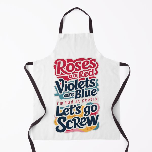 Item preview, ''Roses are Red Violets are Blue, i'm bad at Poetry, Let's go Screw'' Funny Bachelor Party Typography T-Shirt designed and sold by Witty Shirts.