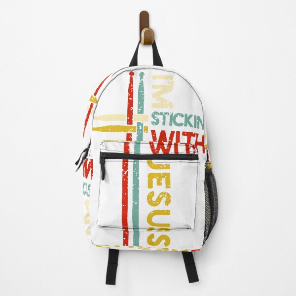 Item preview, I'm Stickin' with JESUS - Drumsticks Cross Design designed and sold by Infinite Inspirations.
