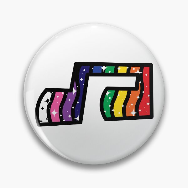 Item preview, Sparkling Rainbow Music Note (Black Border) designed and sold by Carsondood.