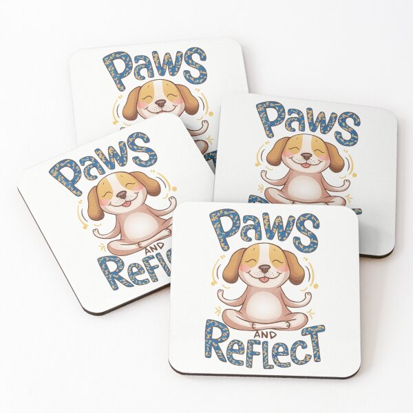 Item preview, Paws and Reflect - Yoga Cartoon Dog designed and sold by Vicky021.