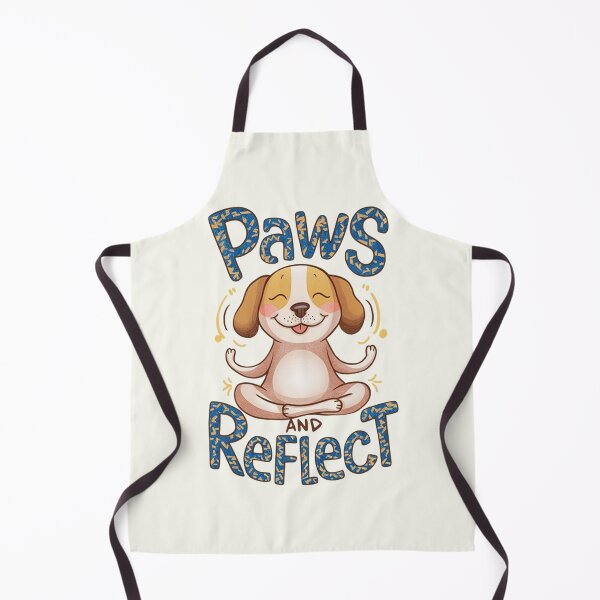 Item preview, Paws and Reflect - Yoga Cartoon Dog designed and sold by Vicky021.