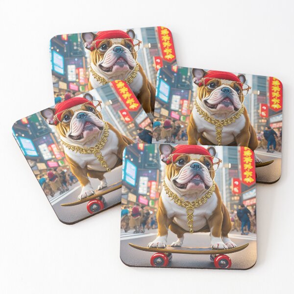 Item preview, Dog playing skateboard designed and sold by lnwza-Shop.