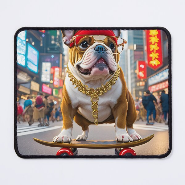 Item preview, Dog playing skateboard designed and sold by lnwza-Shop.