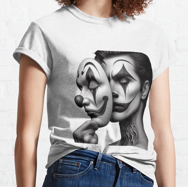Item preview, Clown with Mask designed and sold by Customisedartnz.