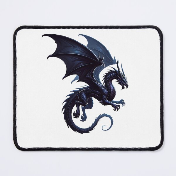 Item preview, flying blue dragon, magical creature approaching designed and sold by Matzi-MV.