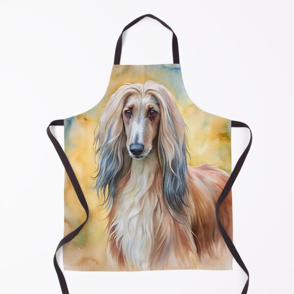 Item preview, beautiful afghan hound in watercolor art designed and sold by essypessy.