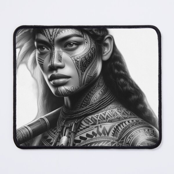 Item preview, Maori Female Warrior designed and sold by Customisedartnz.