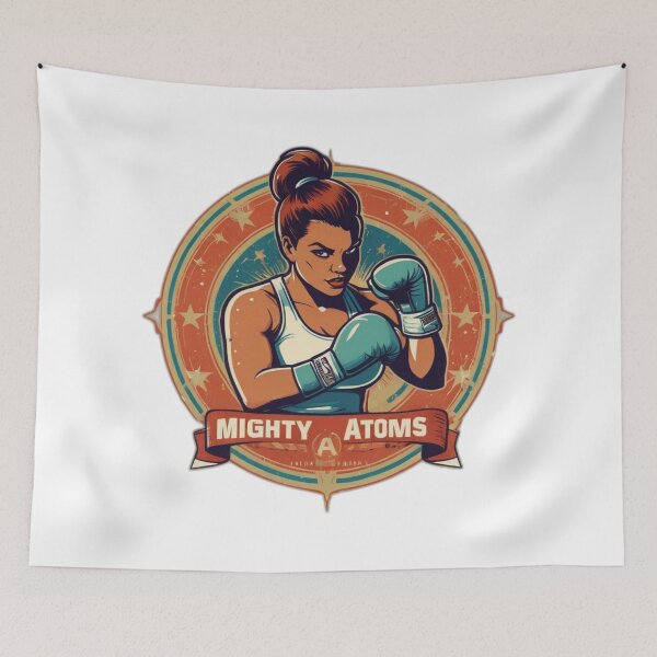 Item preview, Mighty Atoms T-Shirts - A Fusion of Modern Grit and 50s Charm designed and sold by AS-Graphics.