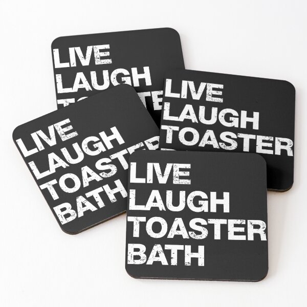 Item preview, Live Laugh Toaster Bath designed and sold by viunziameriza.