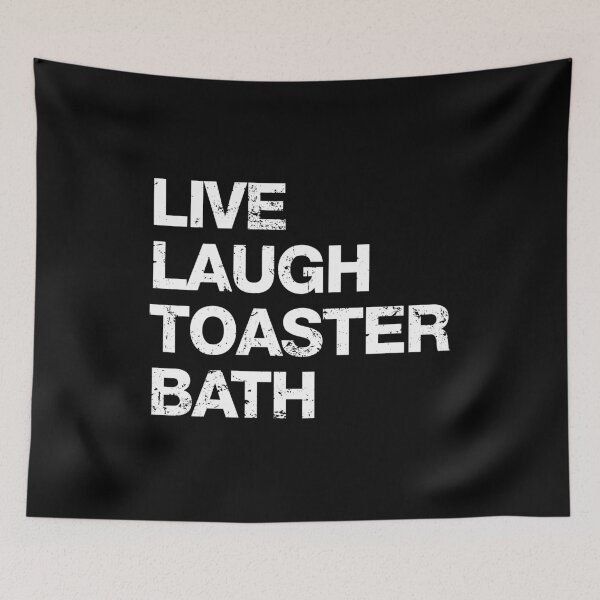 Item preview, Live Laugh Toaster Bath designed and sold by viunziameriza.