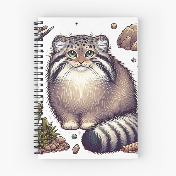 Item preview, Whimsical Pallas's Cat in Rocky Habitat designed and sold by TeeSocio.