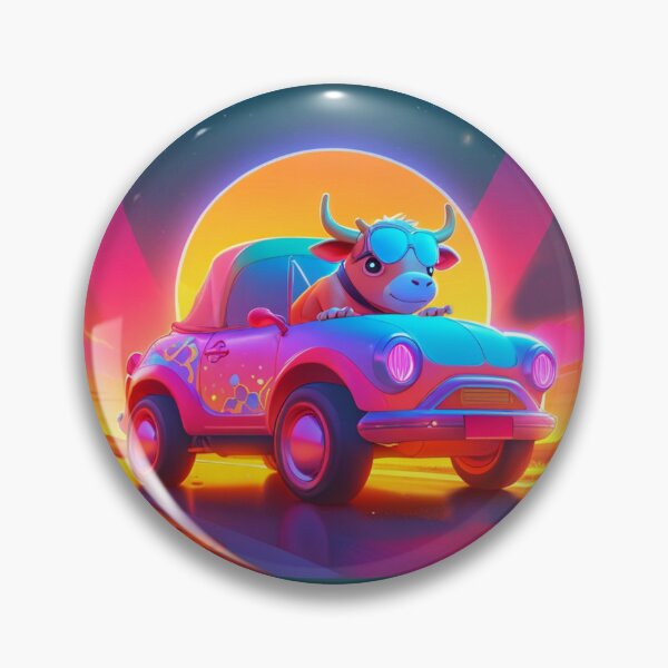 Item preview, Adorable cow in car designed and sold by Astralia.