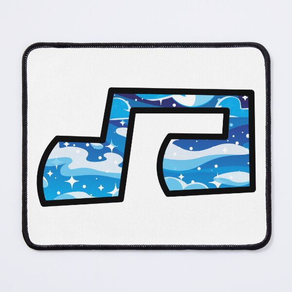 Item preview, Starry Night Sky Music Note (Black Border) designed and sold by Carsondood.