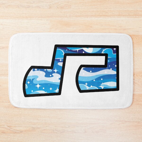 Item preview, Starry Night Sky Music Note (Black Border) designed and sold by Carsondood.