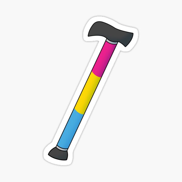 Pride Cane - Pan Sticker