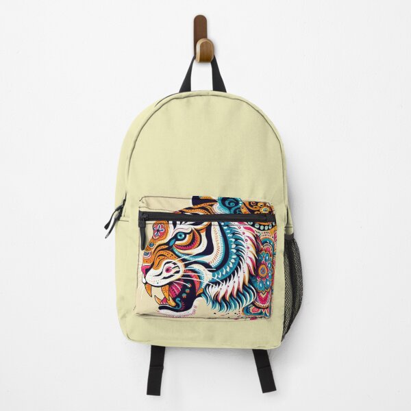 Item preview, Great Bengal Tiger in traditional Indian design artwork designed and sold by REDCLASH2002.