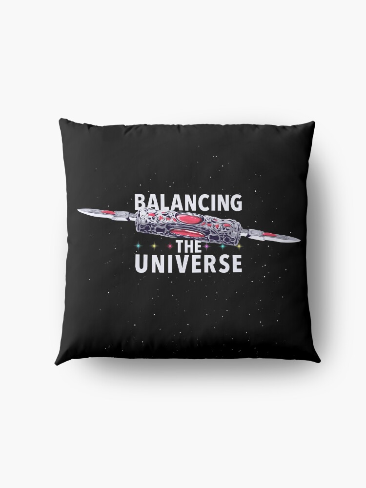 Alternate view of Balancing the Universe Floor Pillow