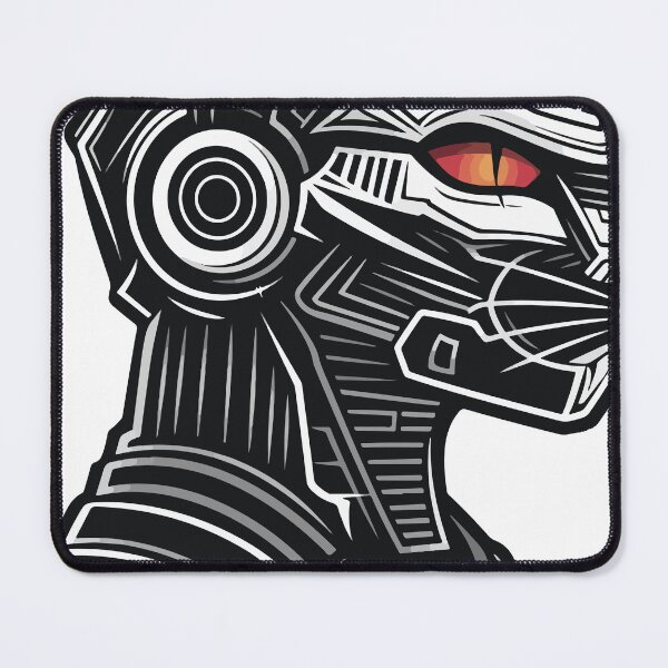 Item preview, RoboCat black designed and sold by ArtOfZPin.