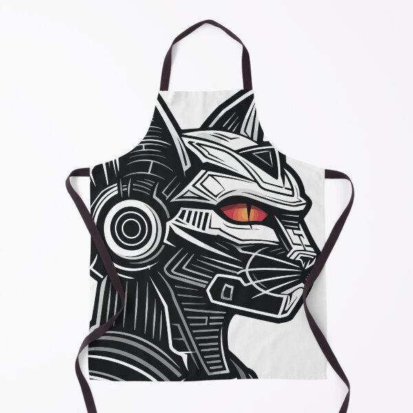 Item preview, RoboCat black designed and sold by ArtOfZPin.