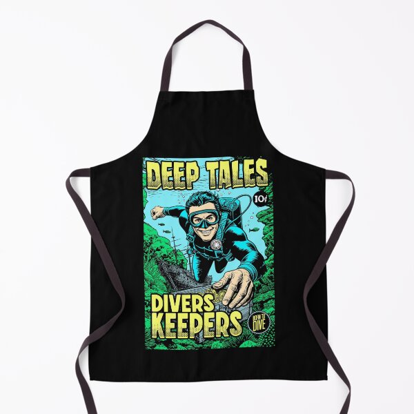 Item preview, Funny Diver Deep Tales Treasure Dive Scuba Diving Comic designed and sold by GrandeDuc.