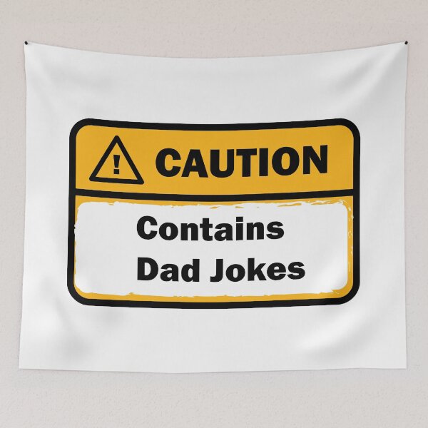 Item preview, Caution : Contains Dad Jokes designed and sold by sheelatewatia.
