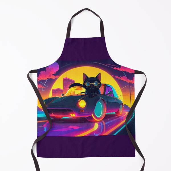 Item preview, Adorable black cat in car designed and sold by Astralia.