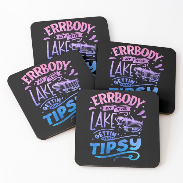 Item preview, Errbody At The Lake Gettin' Tipsy Lake Life Summer Trendy designed and sold by Dressed For  Duty.