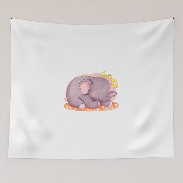 Item preview, “Lazy Elephant Haven T-Shirt – Cute and Comfy for Animal Lovers” designed and sold by LazyPetsHaven.