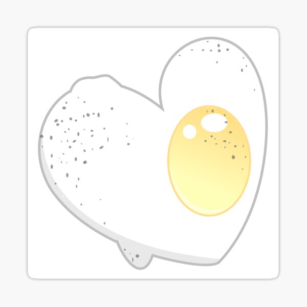 Heart Egg Sticker