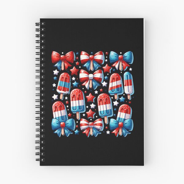 Item preview, 4th of July Cute Popsicle Bows Patriotic American designed and sold by Dressed For  Duty.