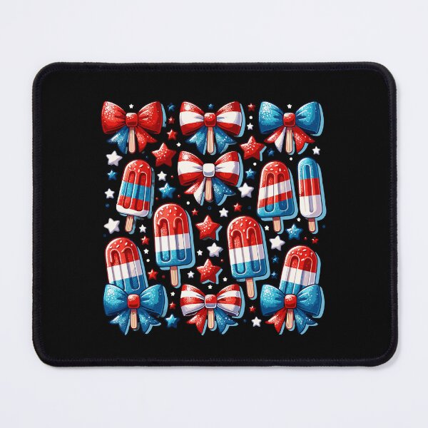 Item preview, 4th of July Cute Popsicle Bows Patriotic American designed and sold by Dressed For  Duty.