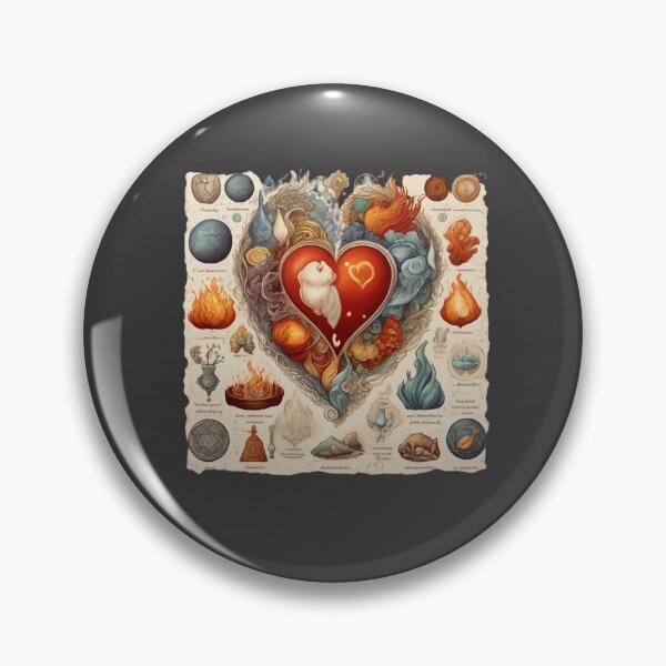 Item preview, Elements Heart  designed and sold by Digiheart.