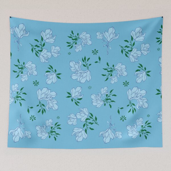 Item preview, China blue floral designed and sold by SueKnox.