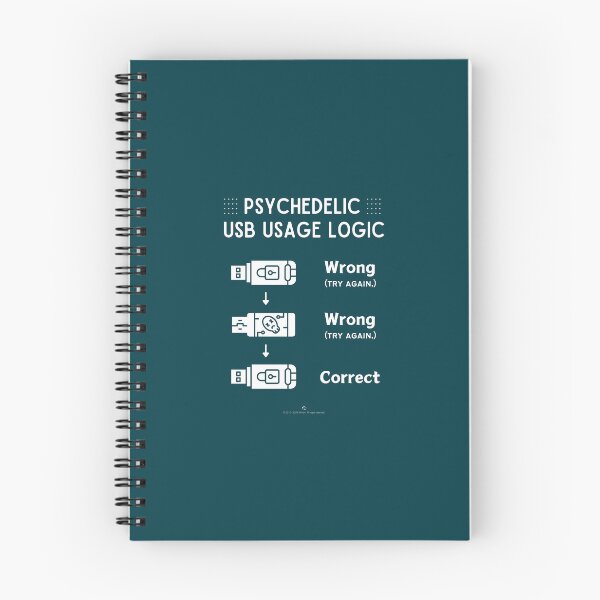 Item preview, IT Memes - Psychedelic USB usage logic designed and sold by S9View.