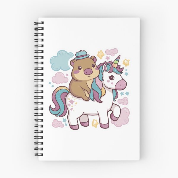 Item preview, Capybara with Unicorn designed and sold by NicolasGlowArt.