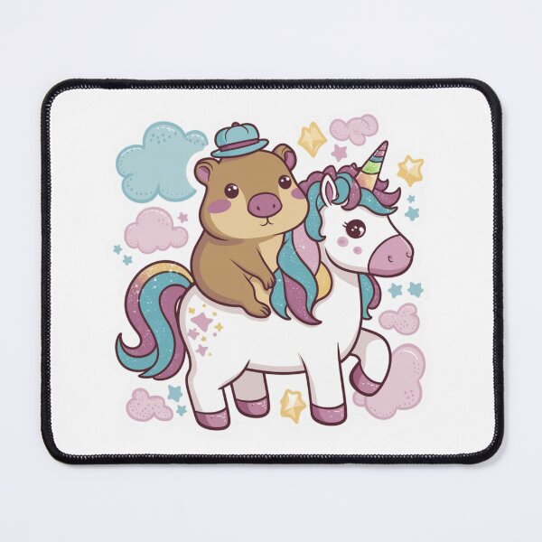Item preview, Capybara with Unicorn designed and sold by NicolasGlowArt.