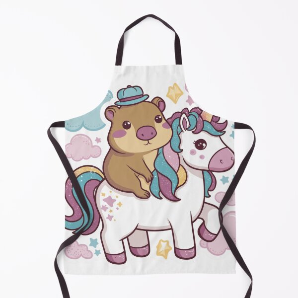 Item preview, Capybara with Unicorn designed and sold by NicolasGlowArt.