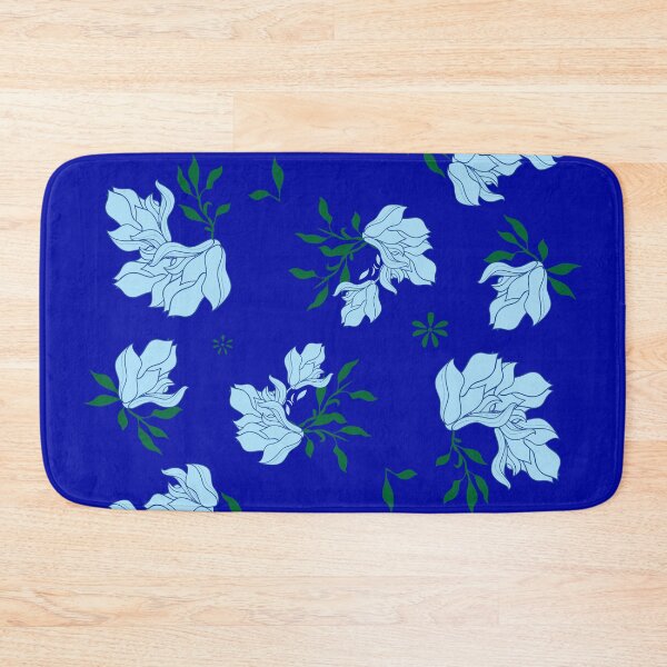 Item preview, China blue floral with dark blue background designed and sold by SueKnox.